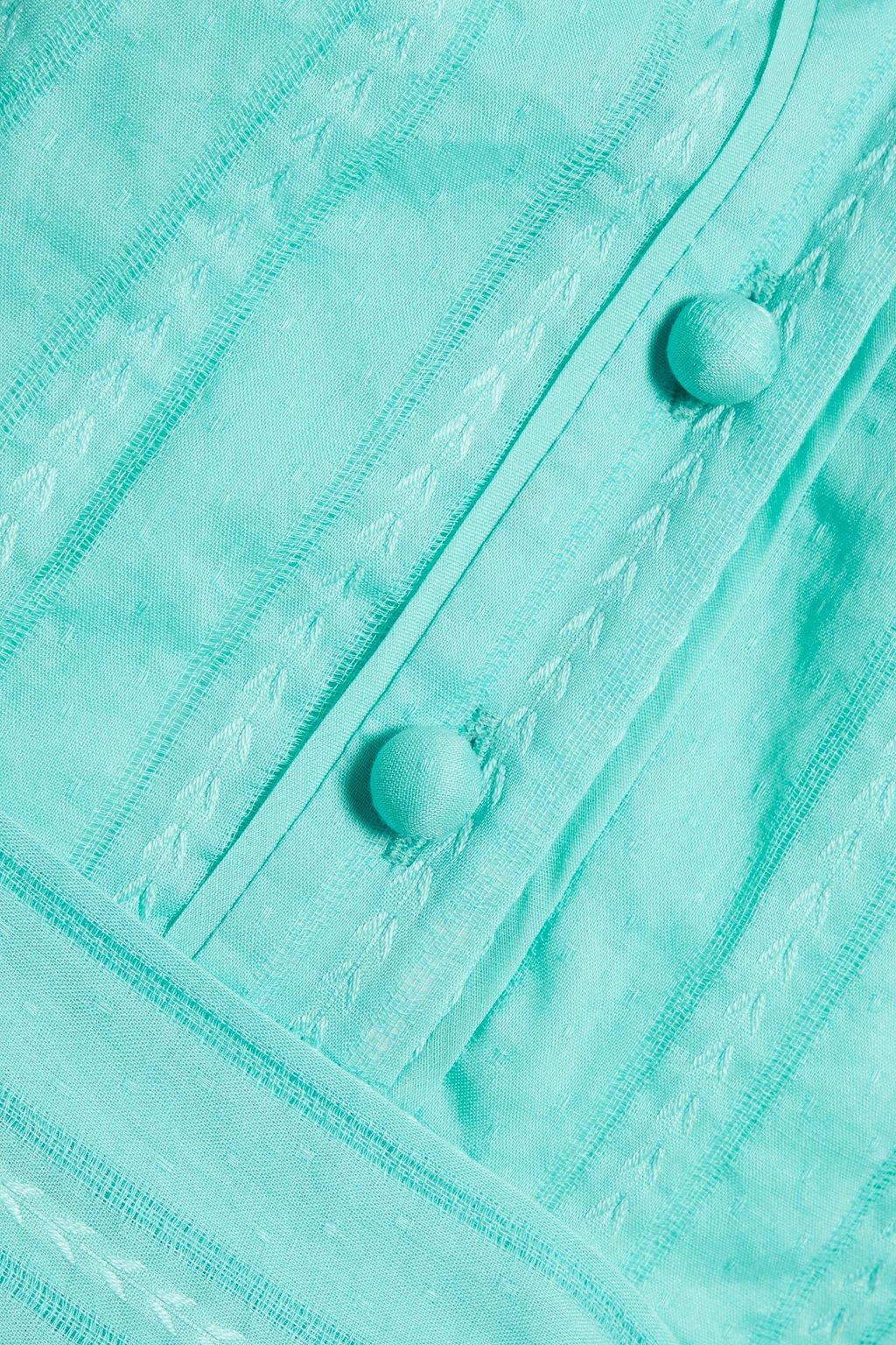 DIANE VON FURSTENBERG Rachel Kleid aus Baumwoll-Jacquard mit Gürtel