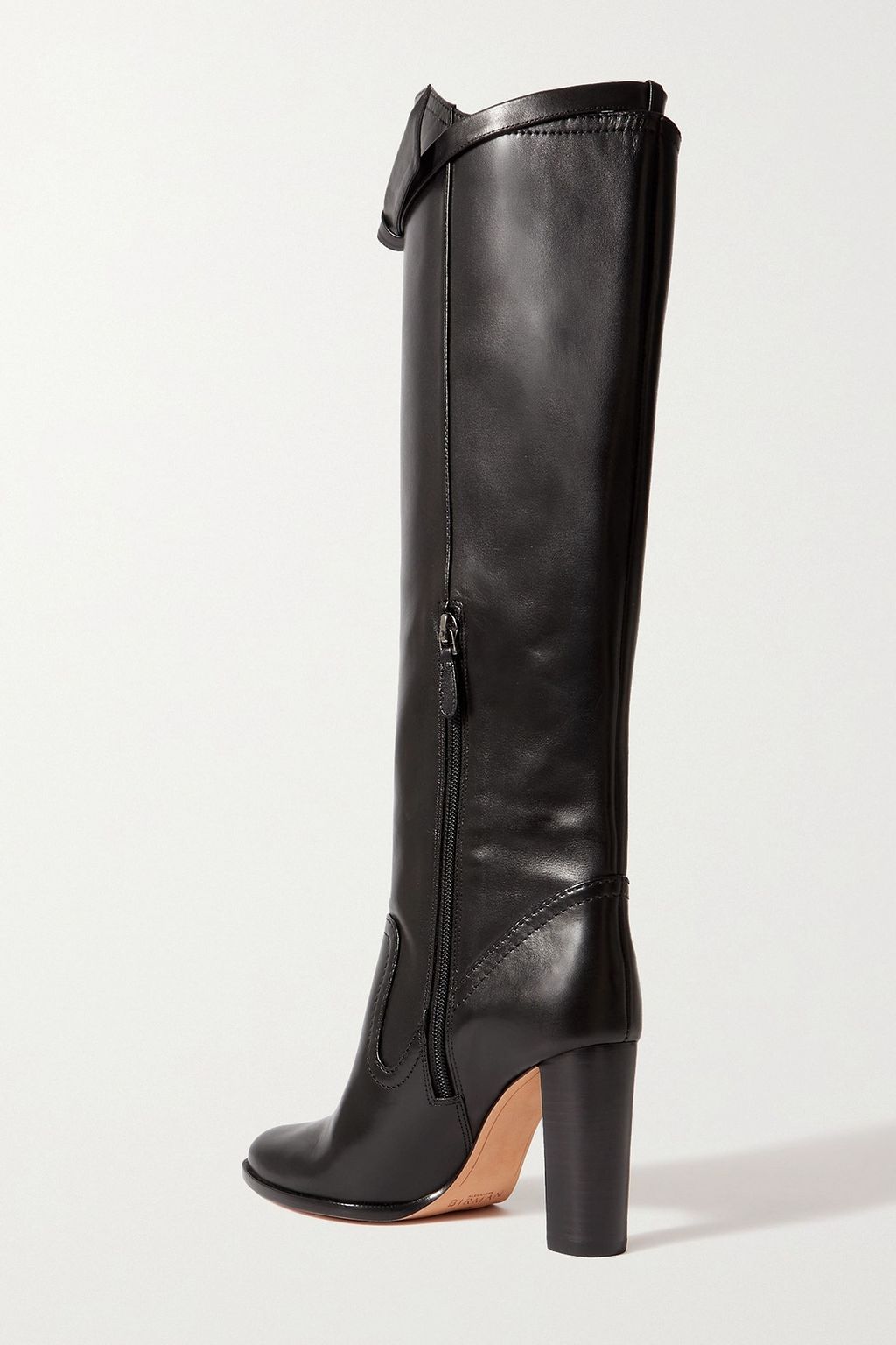ALEXANDRE BIRMAN Clarita Saddlery leather knee boots