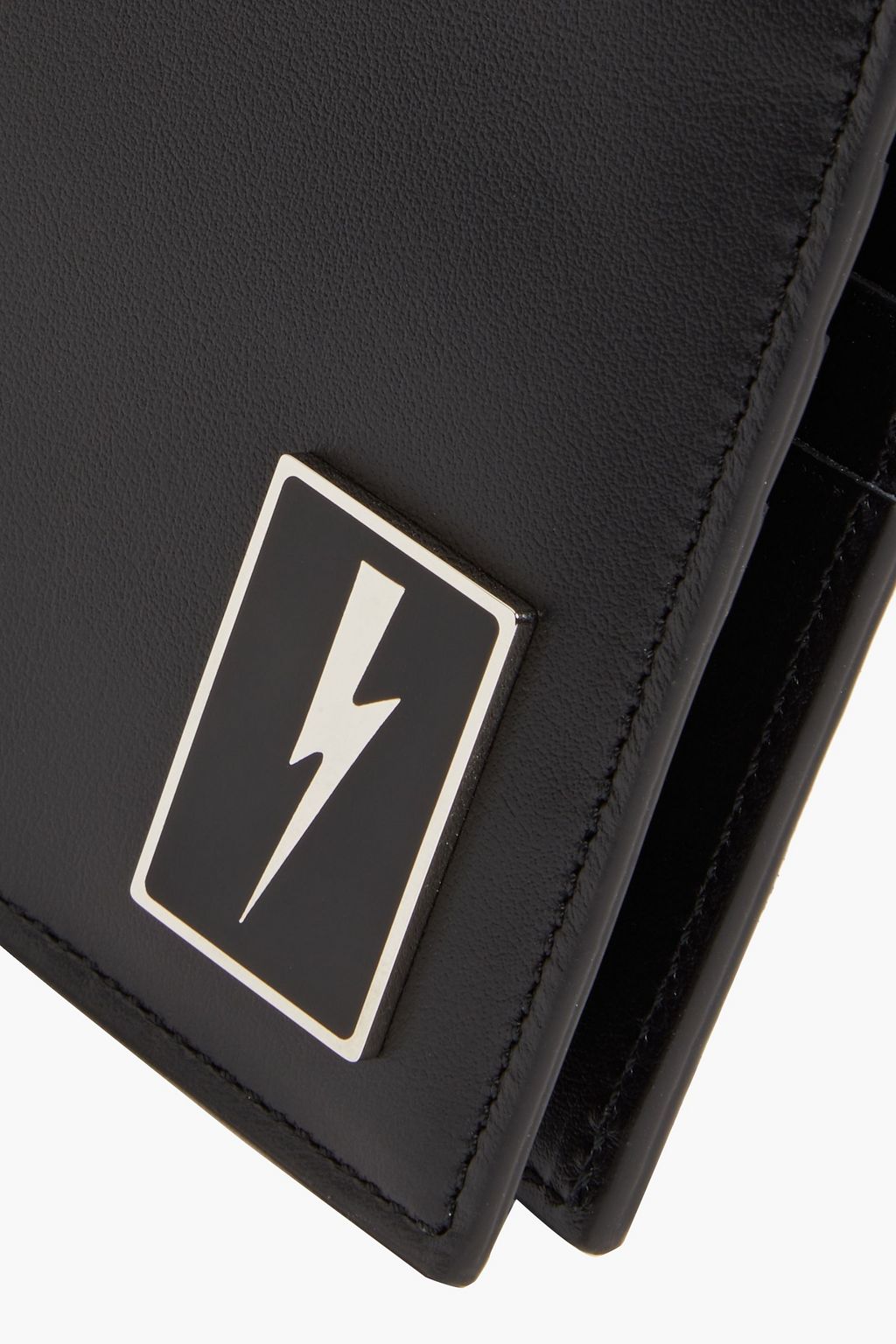 NEIL BARRETT Appliquéd leather wallet
