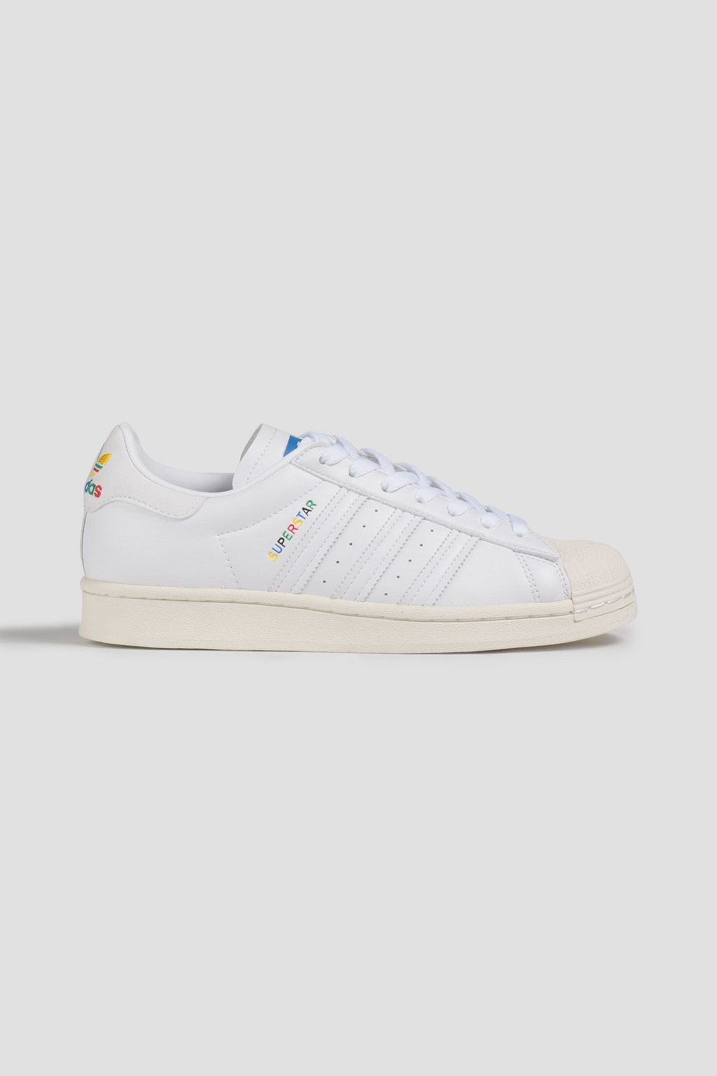 White Superstar faux sneakers | ORIGINALS THE OUTNET