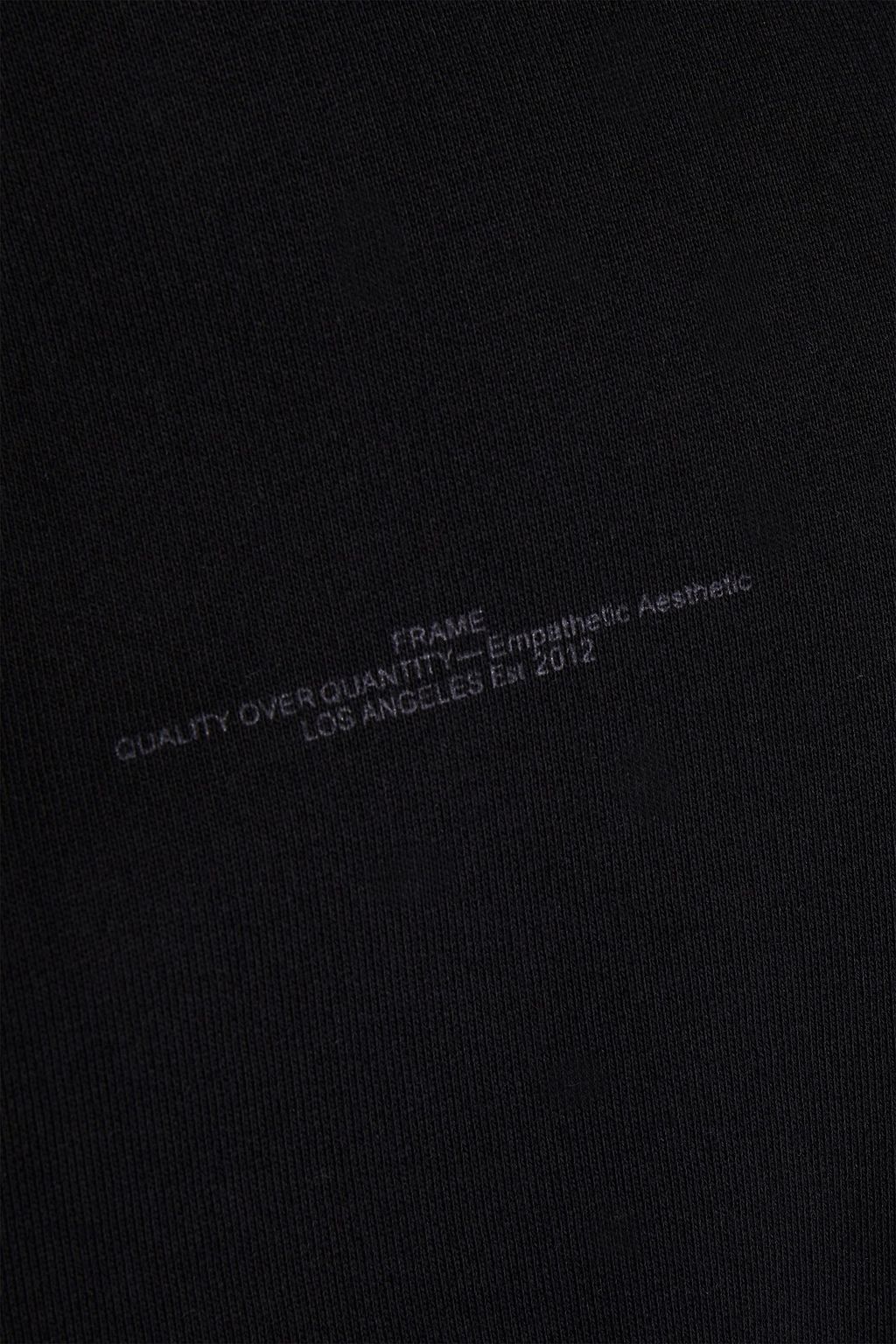 FRAME Sweatshirt aus Fleece aus einer Baumwollmischung