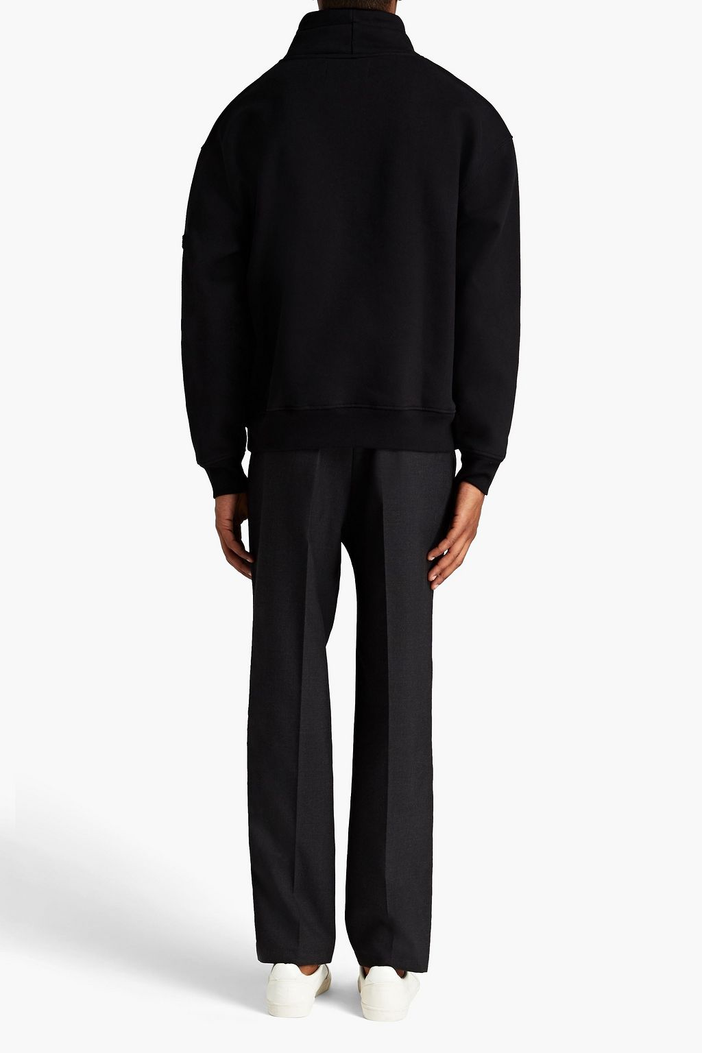 FRAME Sweatshirt aus Fleece aus einer Baumwollmischung