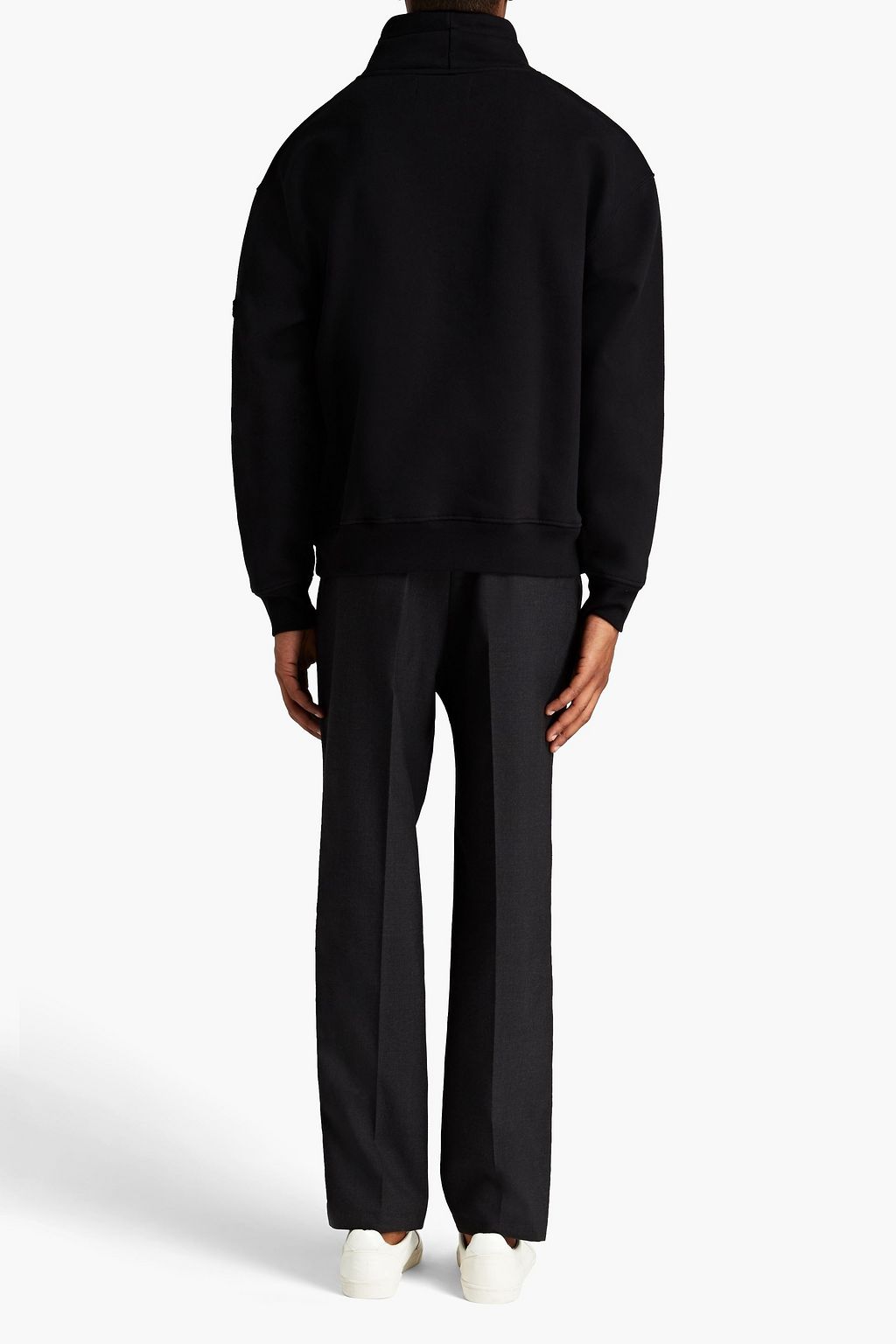 FRAME Cotton-blend fleece sweatshirt | THE OUTNET