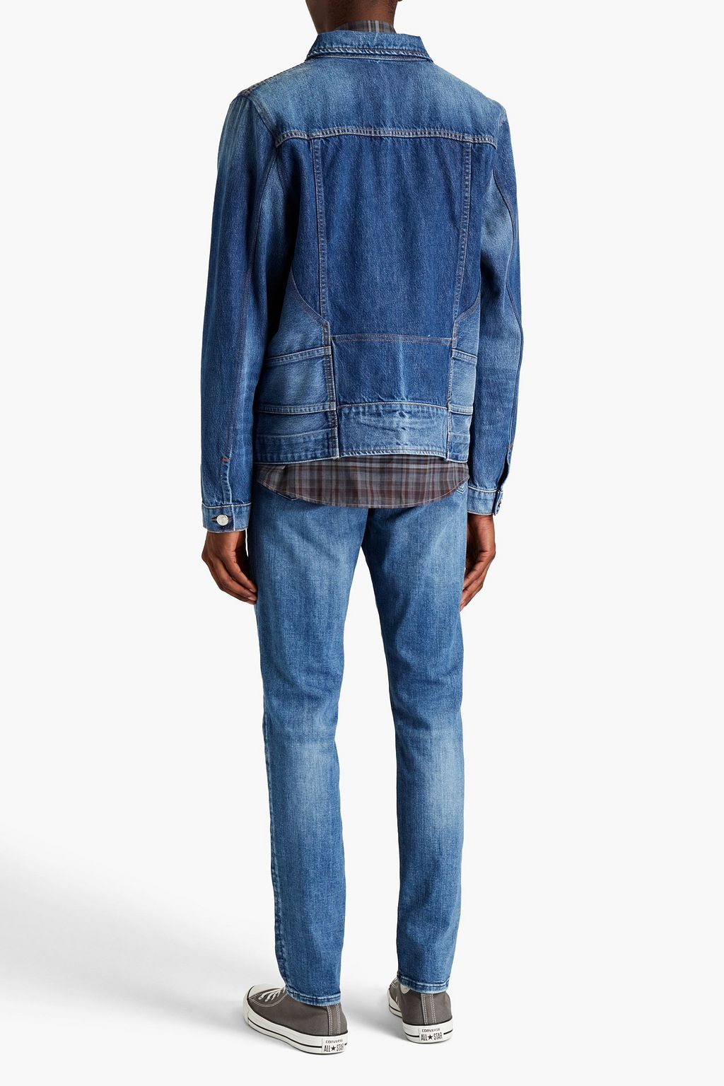 FRAME Faded denim jacket