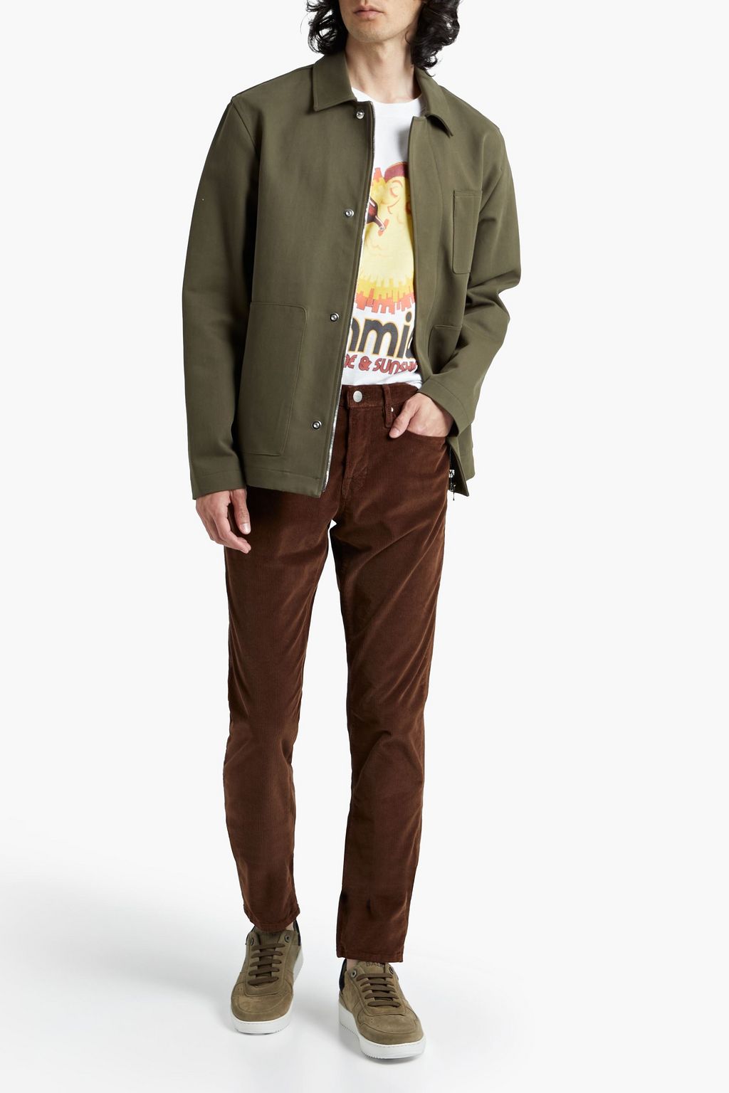 FRAME L'homme cotton-blend corduroy pants
