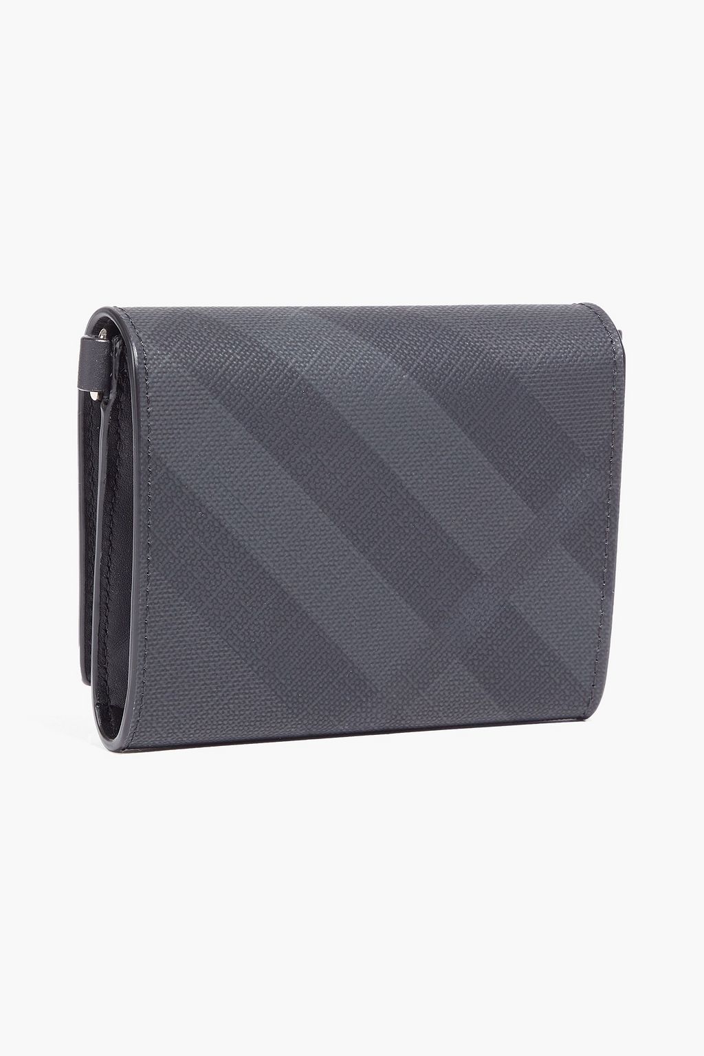 BURBERRY Checked coated canvas wallet
