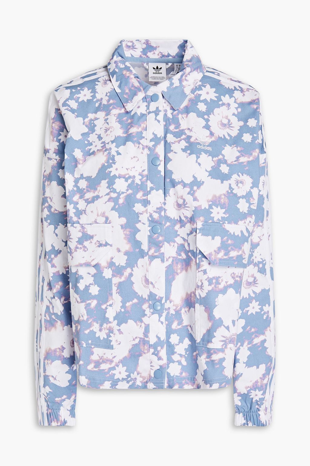 ADIDAS ORIGINALS Floral-print cotton-twill jacket | to 70% | THE OUTNET