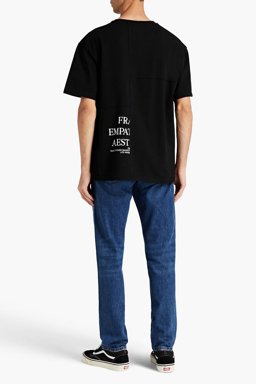FRAME Tapered whiskered denim jeans