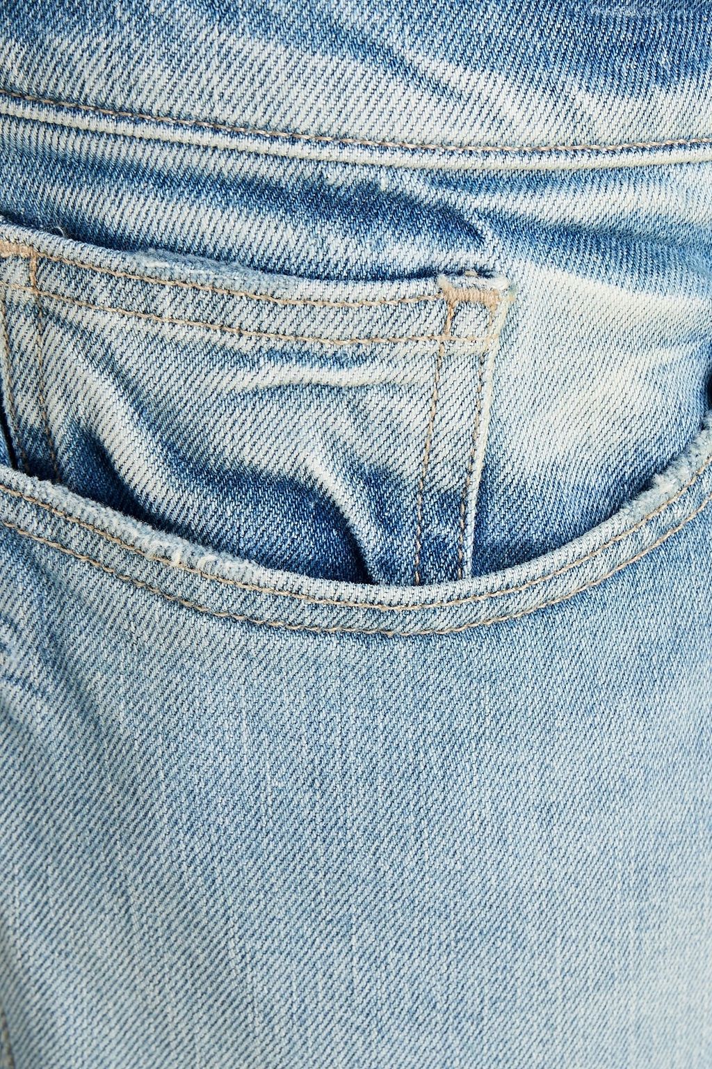 FRAME L'Homme skinny-fit distressed painted denim jeans