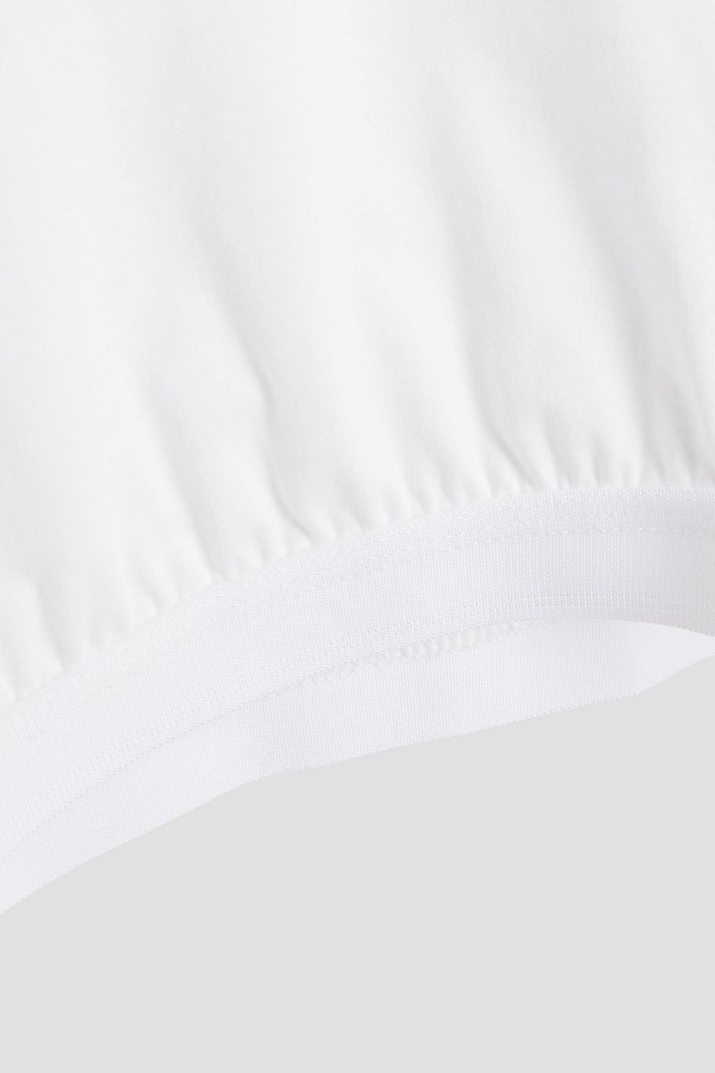 SUNSPEL Cropped stretch-cotton jersey tank