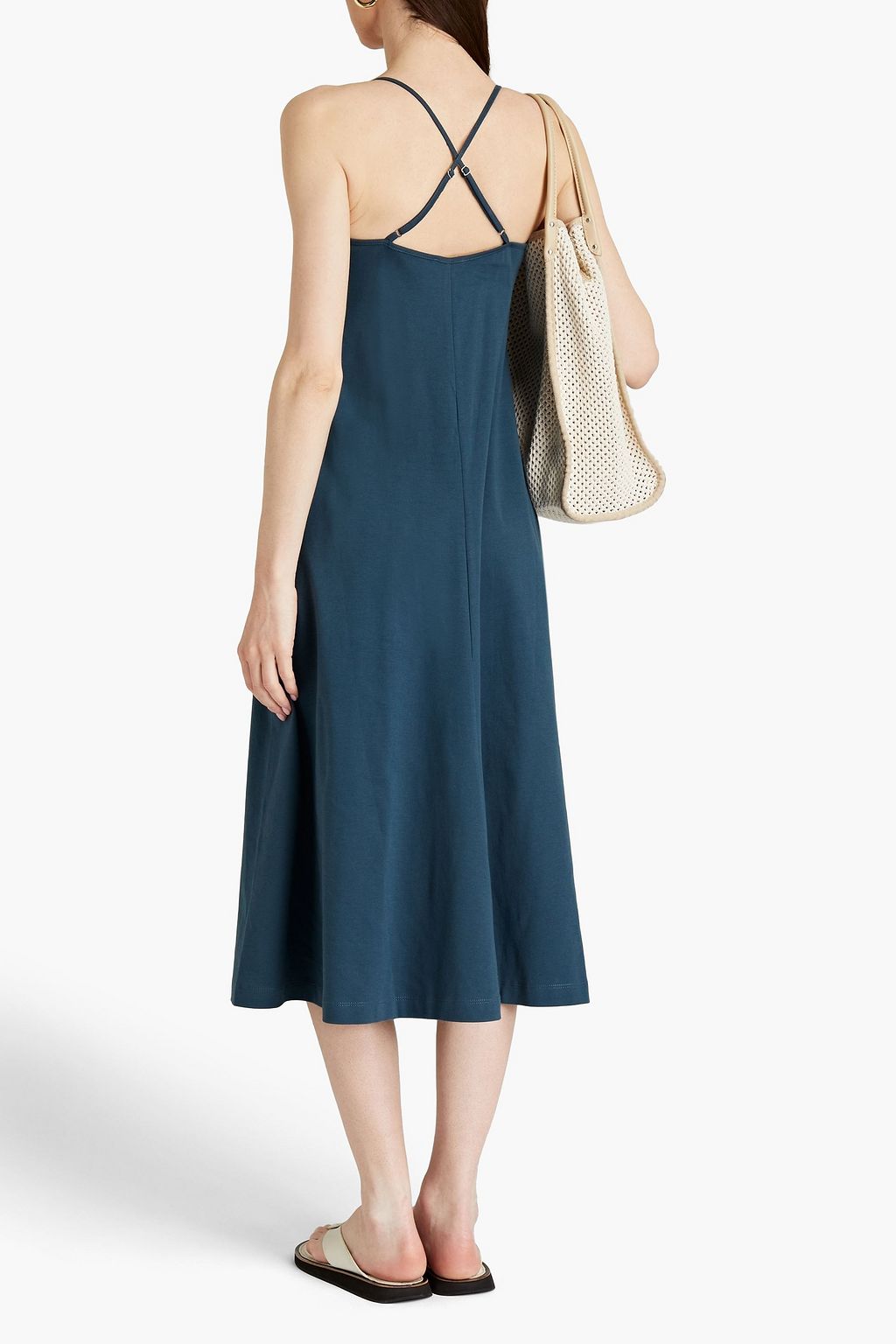 SUNSPEL Cotton-jersey midi dress