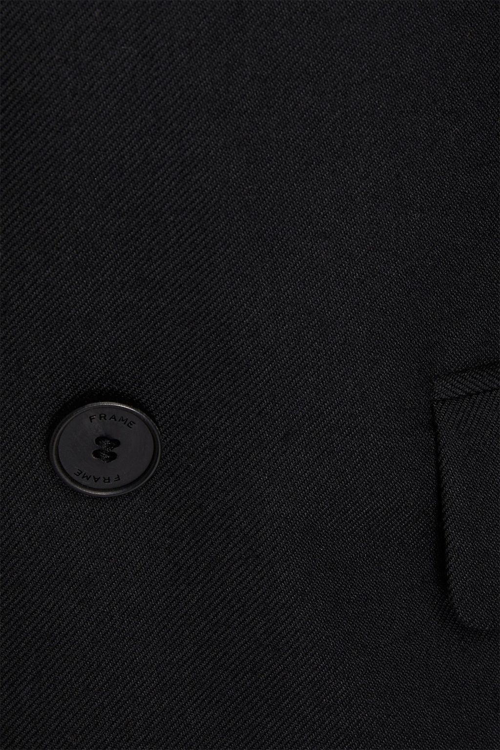 FRAME Double-breasted wool-twill blazer