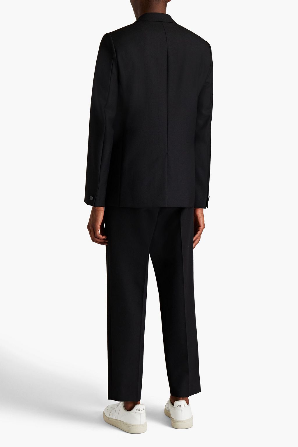 FRAME Double-breasted wool-twill blazer