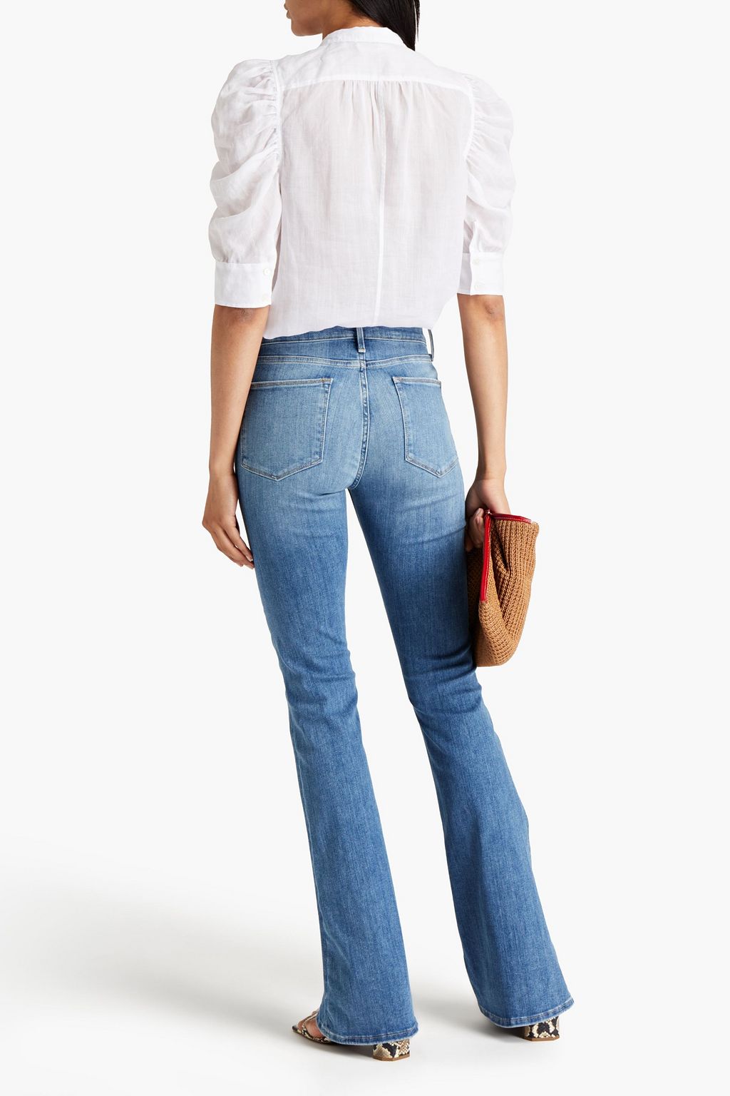 FRAME Le High Flared high-rise flared jeans