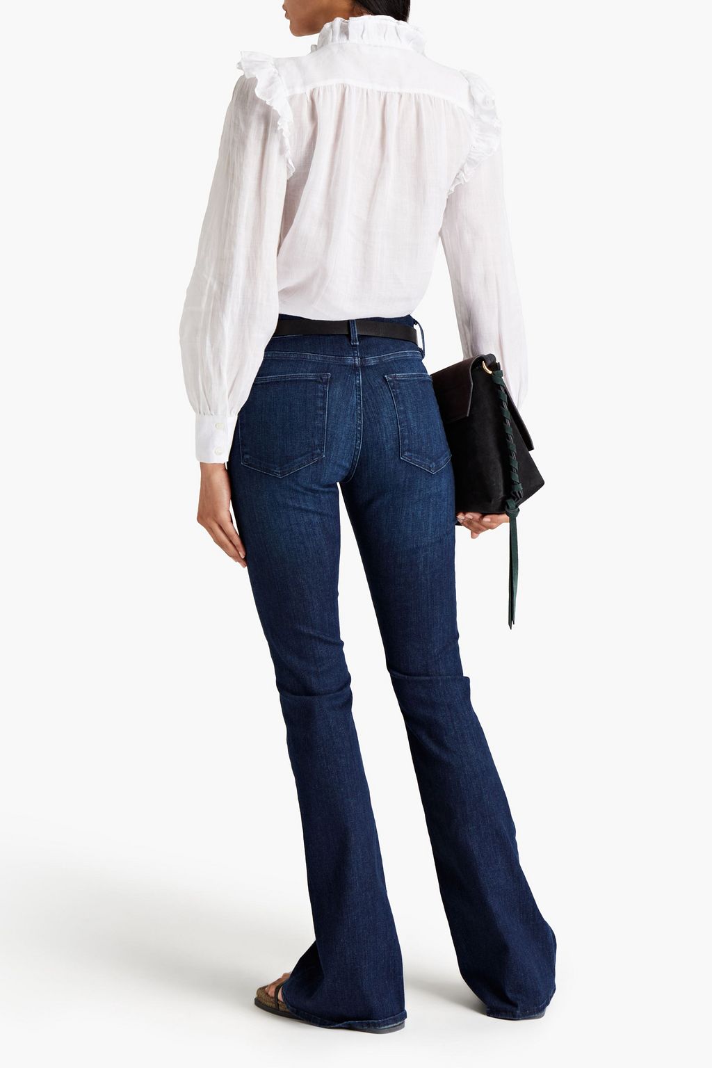 FRAME Le High Flared high-rise flared jeans