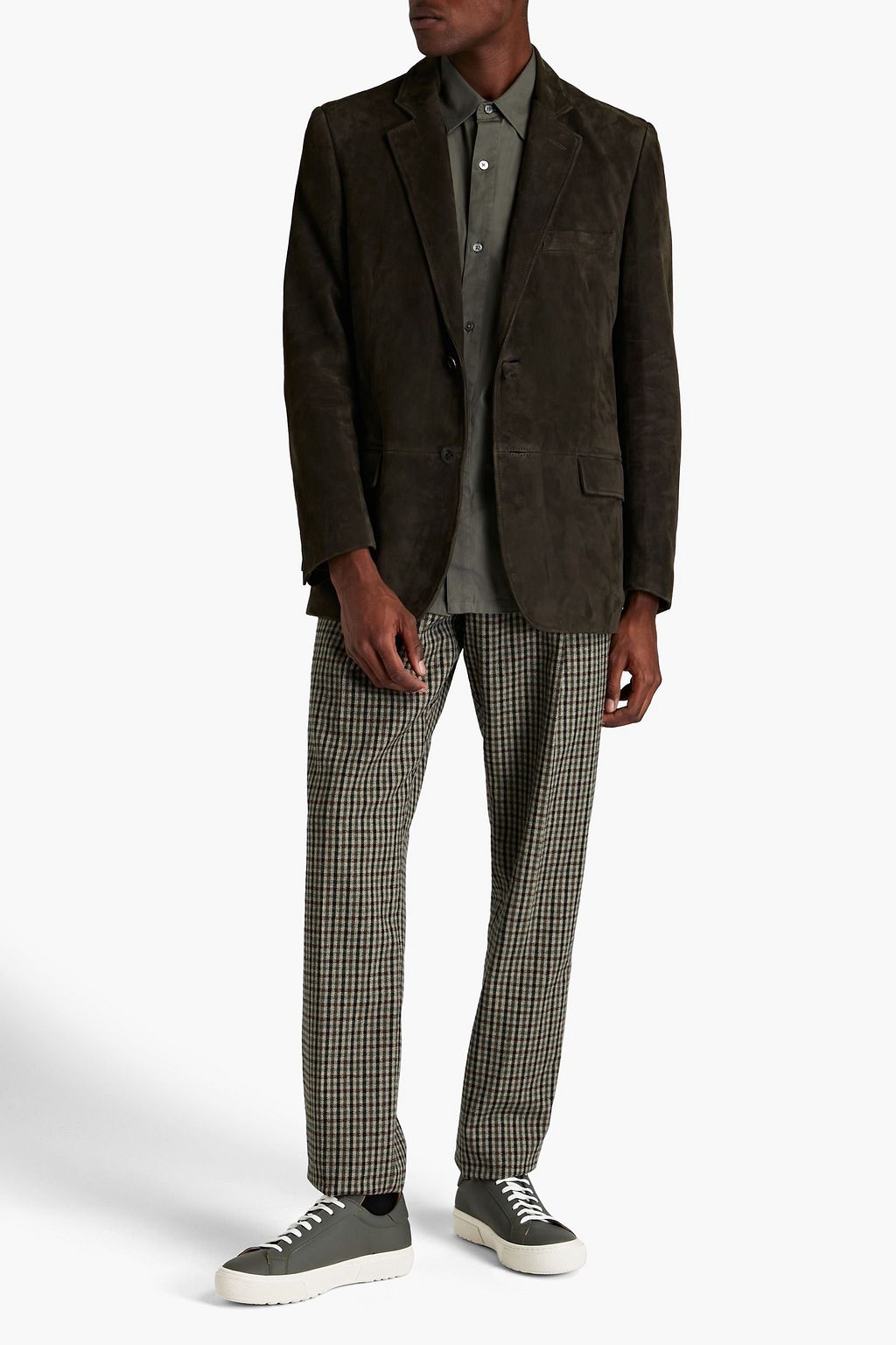 DUNHILL Suede blazer