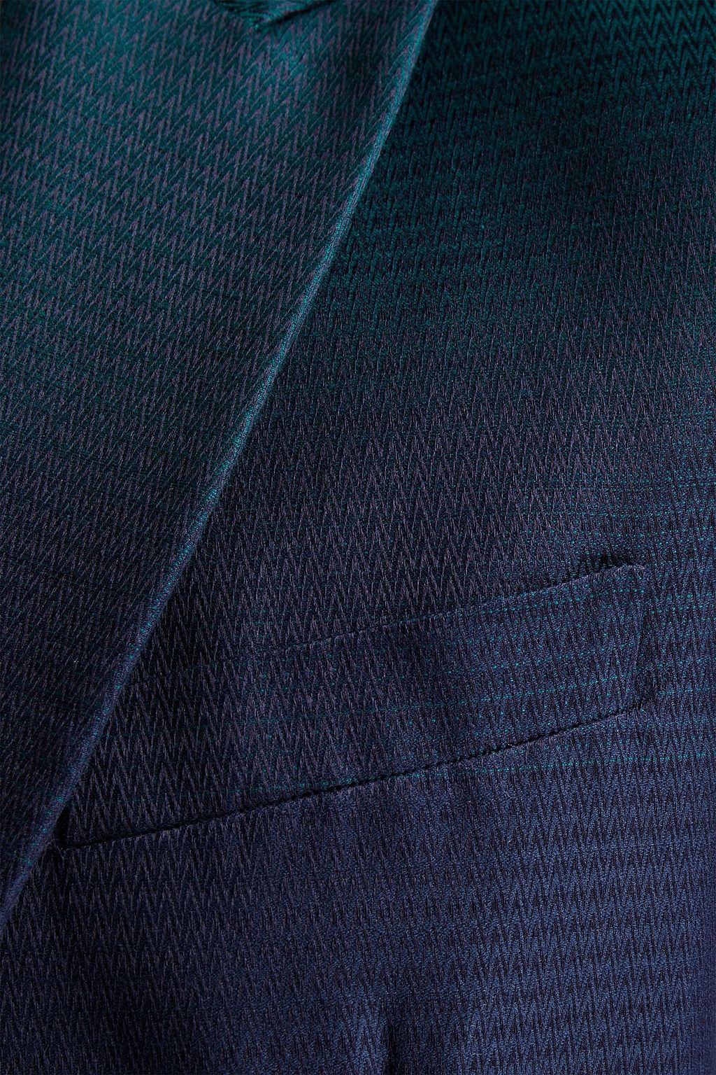 MISSONI Anzugjacke aus einer Baumwoll-Seidenmischung mit Farbverlauf