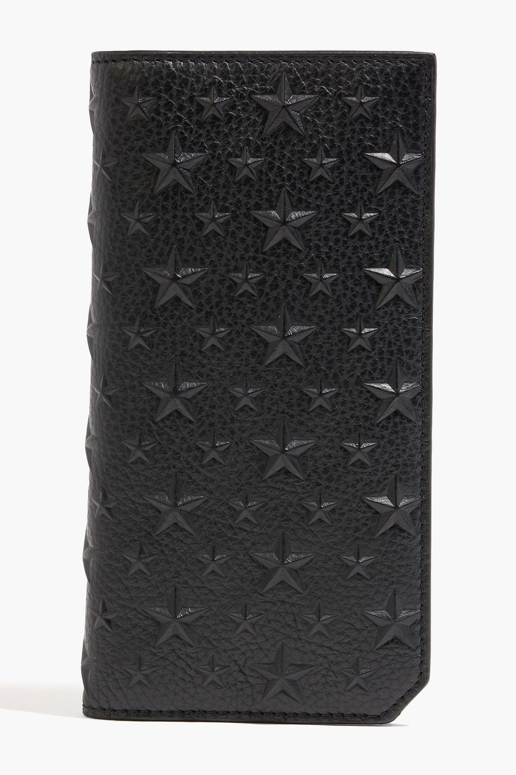 JIMMY CHOO Cooper embossed pebbled leather wallet THE OUTNET