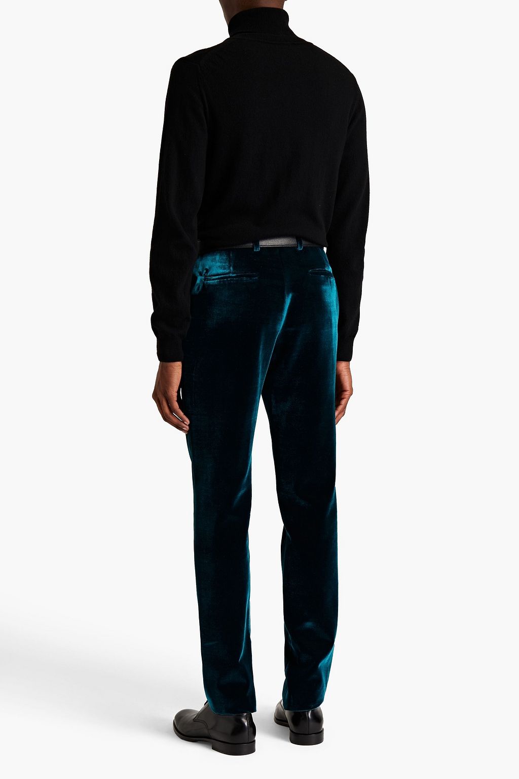 SAINT LAURENT Slim-fit velvet pants