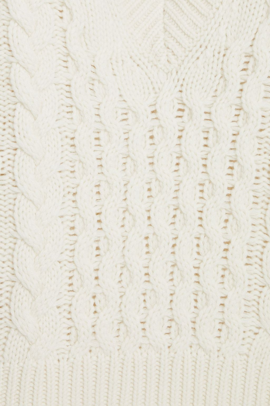 LOULOU STUDIO Cable-knit wool and cashmere-blend vest