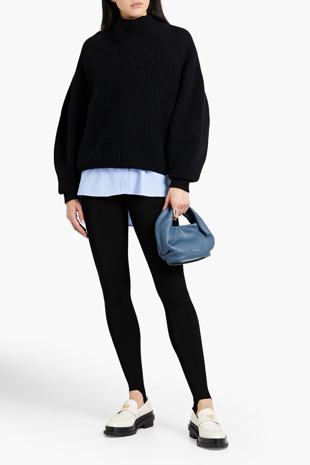 LOULOU STUDIO Batu ribbed cashmere turtleneck sweater
