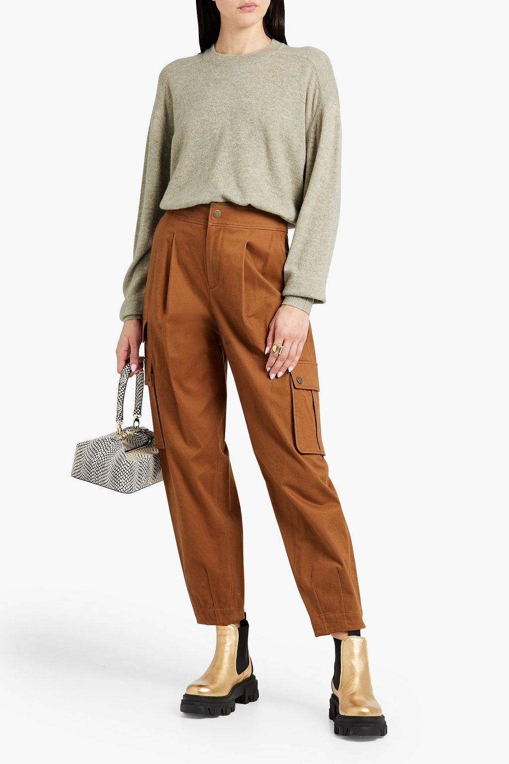 LOULOU STUDIO Arutua mélange cashmere sweater