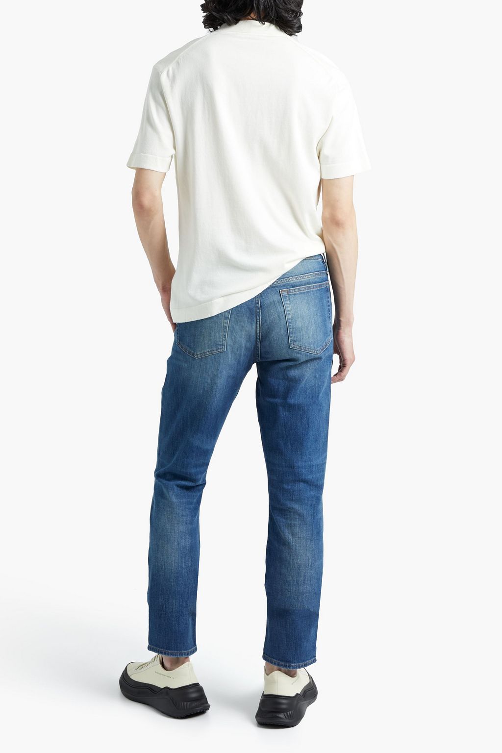 FRAME L'Homme skinny-fit distressed denim jeans