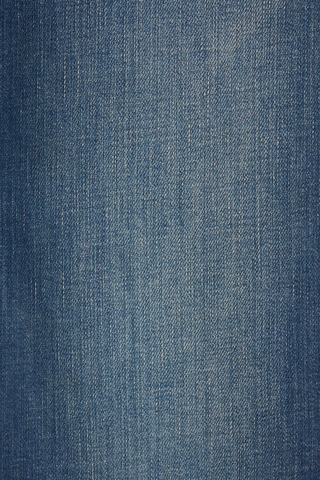FRAME Slim-fit faded distressed denim jeans