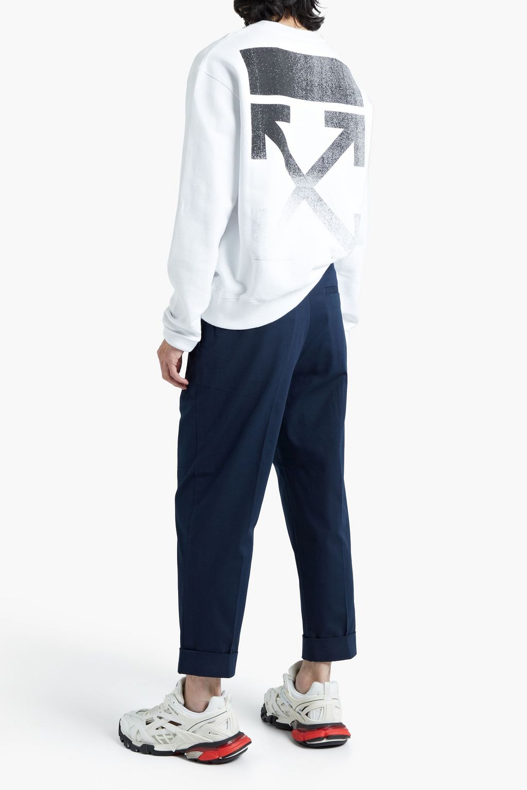ACNE STUDIOS Tapered pleated cotton-blend piqué pants