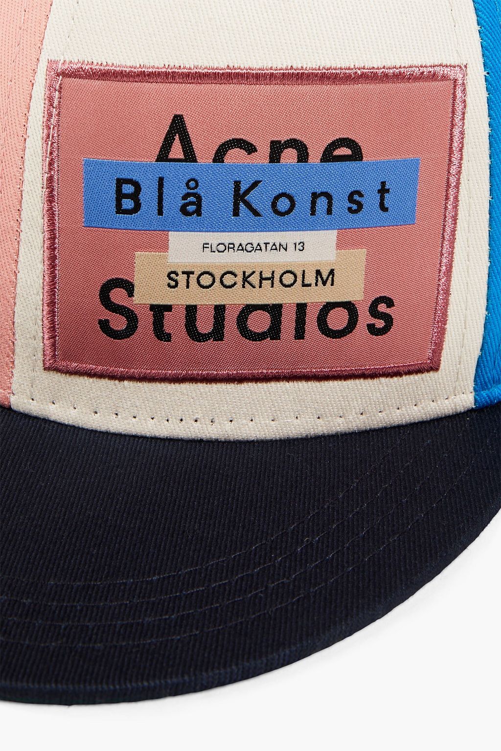 ACNE STUDIOS Baseballcap aus Baumwoll-Twill mit Applikationen