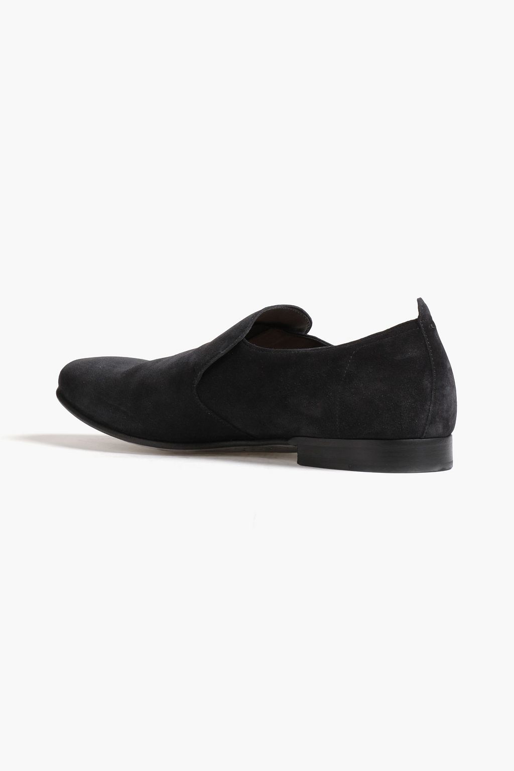 DUNHILL Engine Turn suede loafers