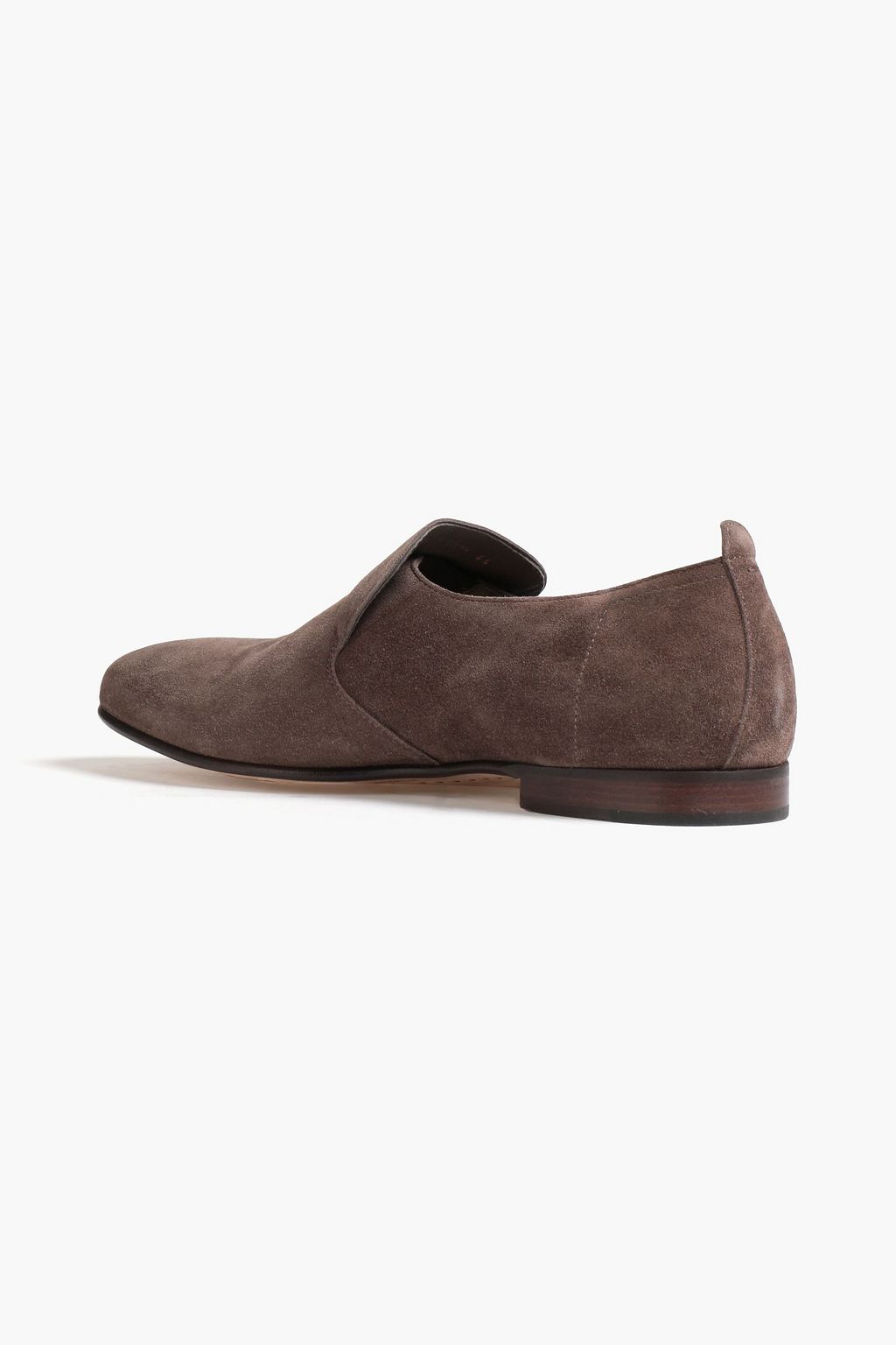 DUNHILL Engine Turn suede loafers