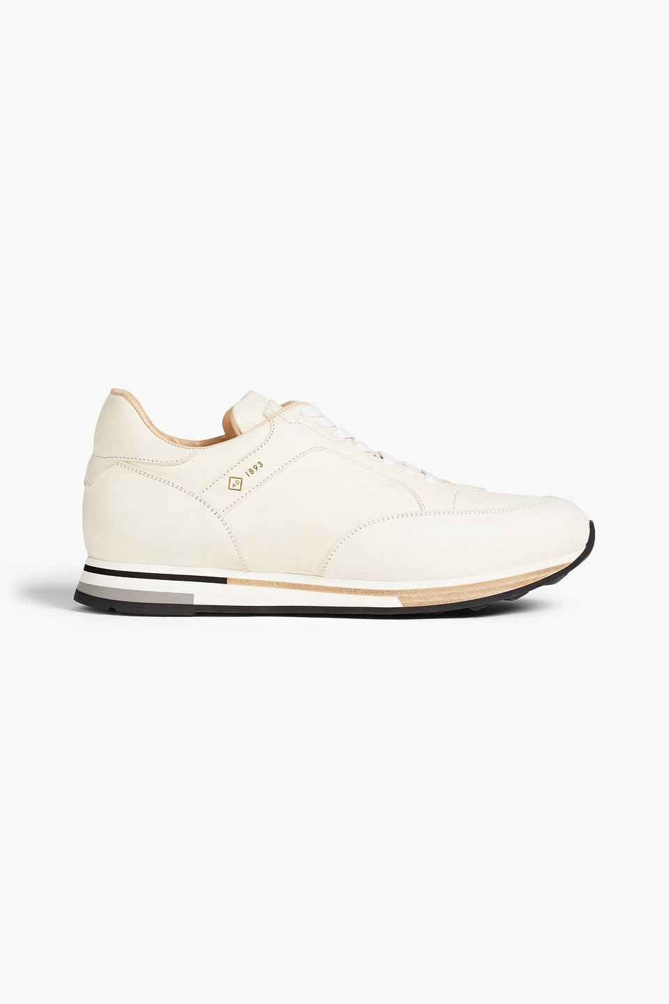 Dunhill Duke Leather Sneakers In White