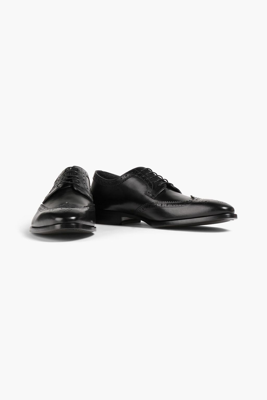 DUNHILL Perforated leather brogues