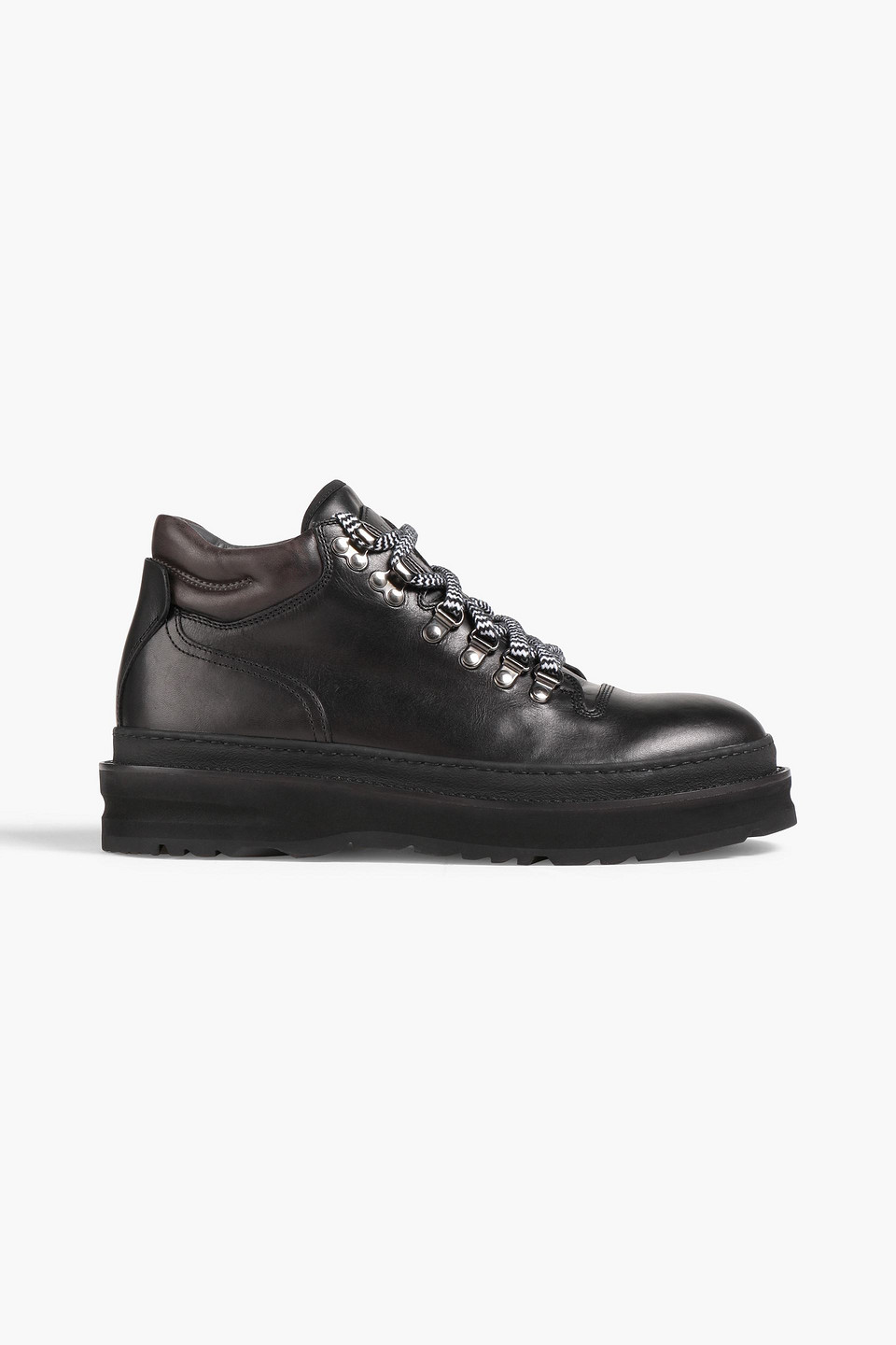 Dunhill All Terrain Leather Hiking Boots In Black ModeSens