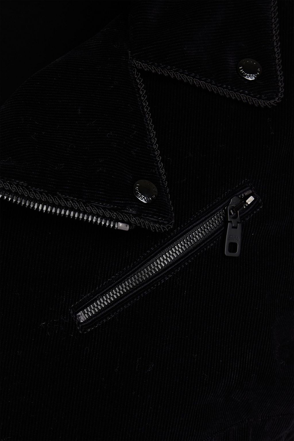 DOLCE & GABBANA Cotton-corduroy biker jacket