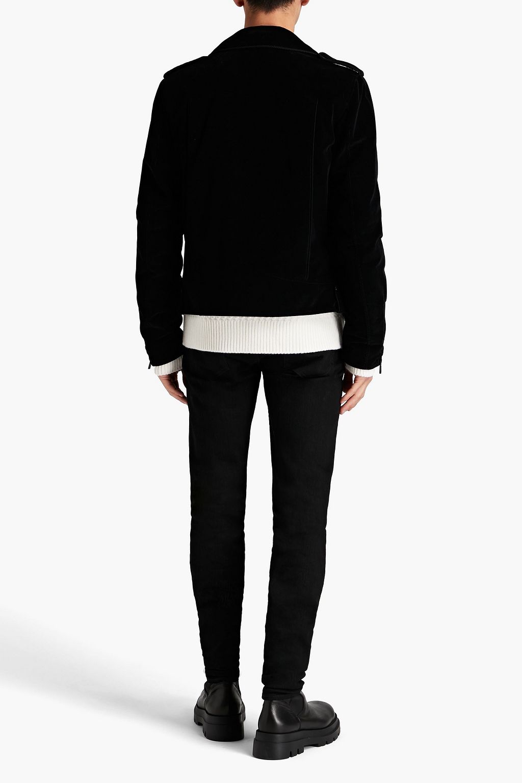 DOLCE & GABBANA Cotton-corduroy biker jacket