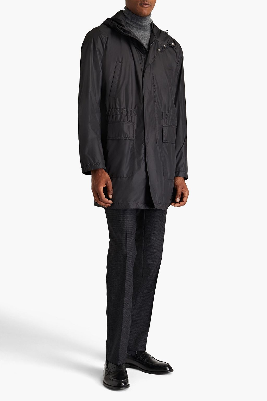 DOLCE & GABBANA Shell hooded raincoat