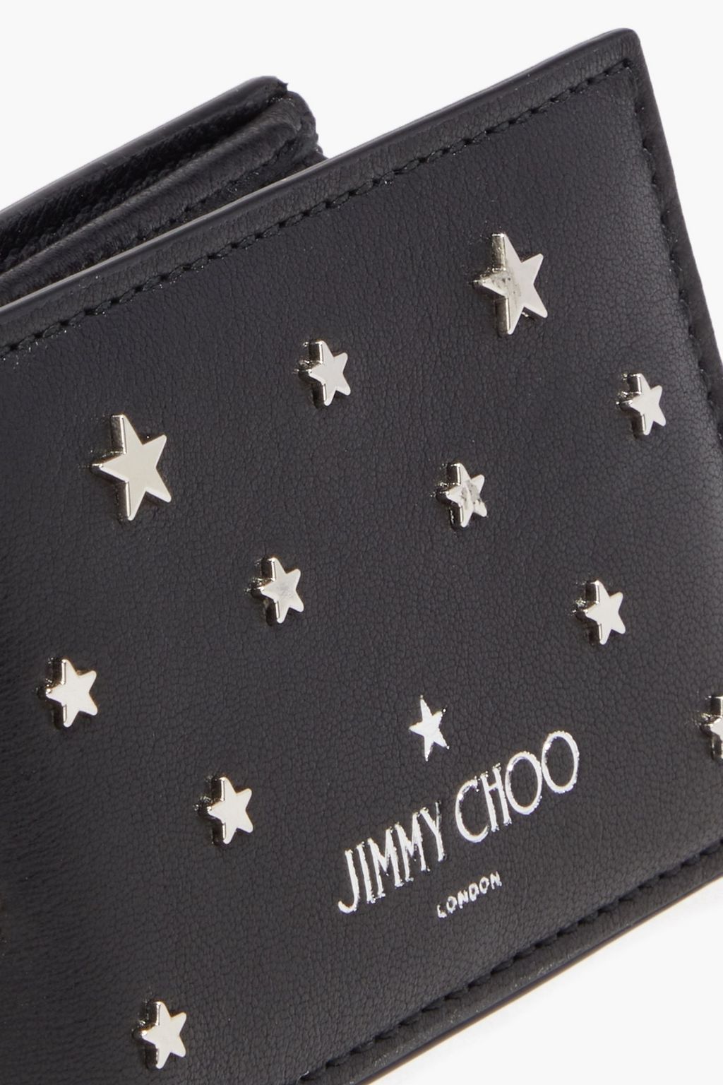 JIMMY CHOO Chuck studded leather wallet