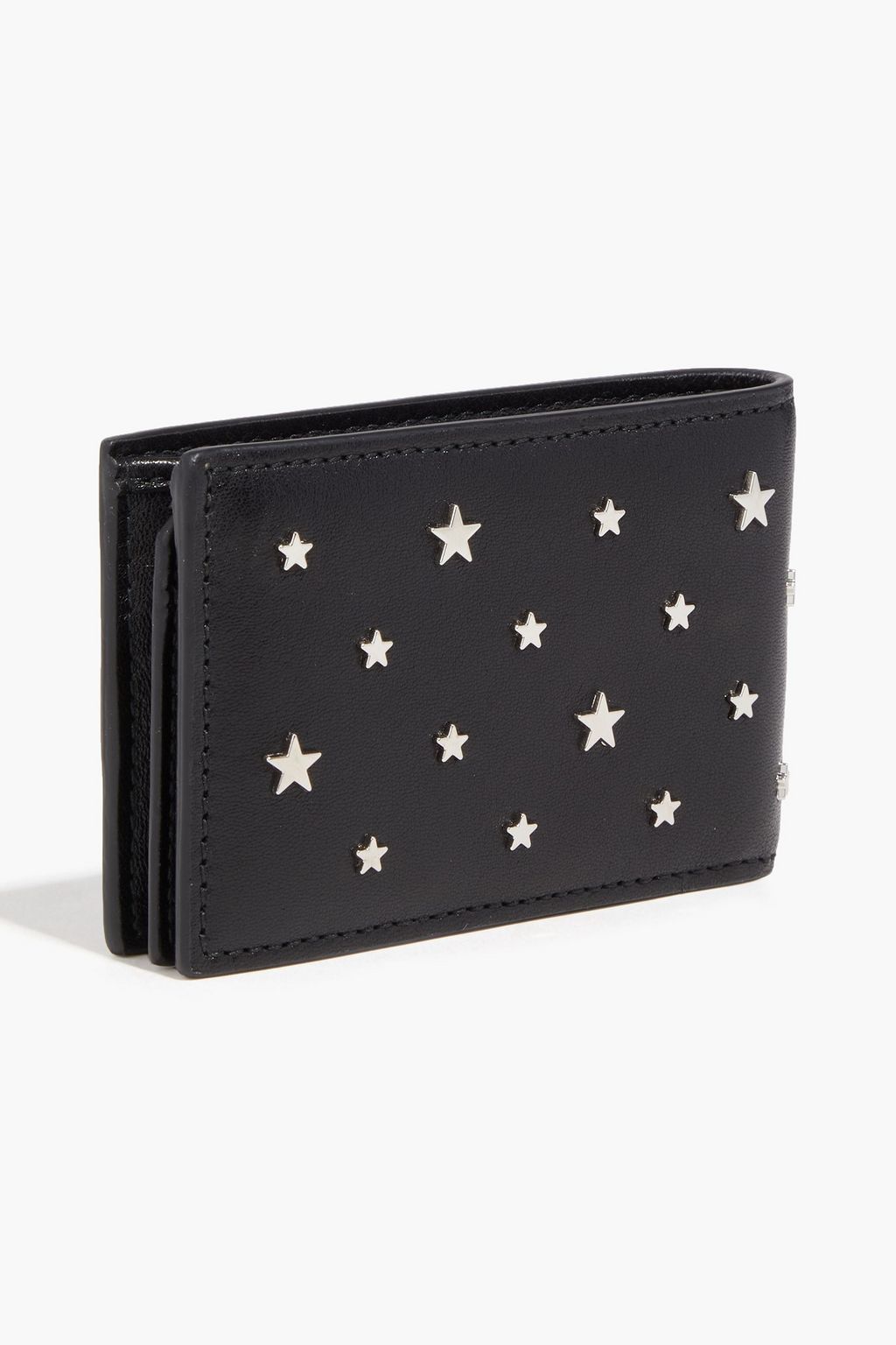JIMMY CHOO Chuck studded leather wallet