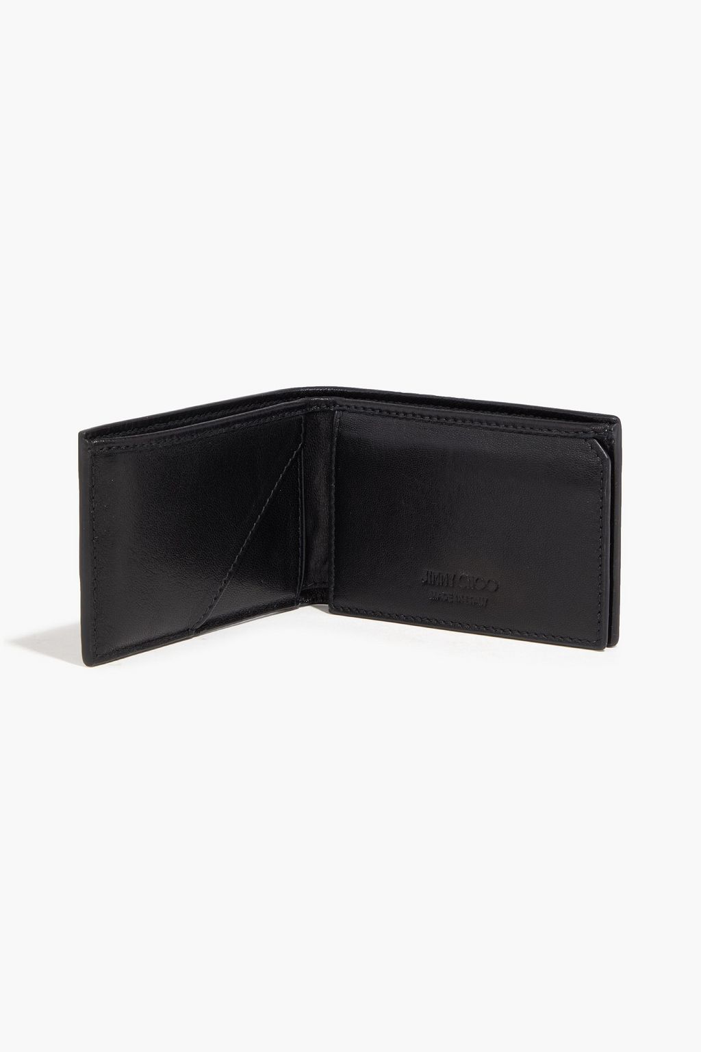 JIMMY CHOO Chuck studded leather wallet
