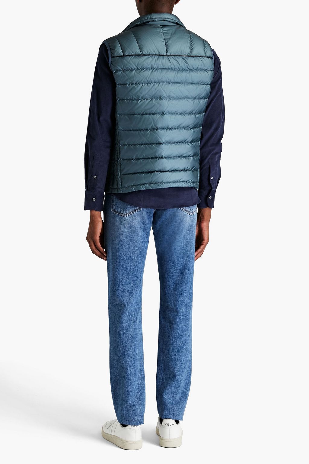 DUNHILL Quilted shell down vest