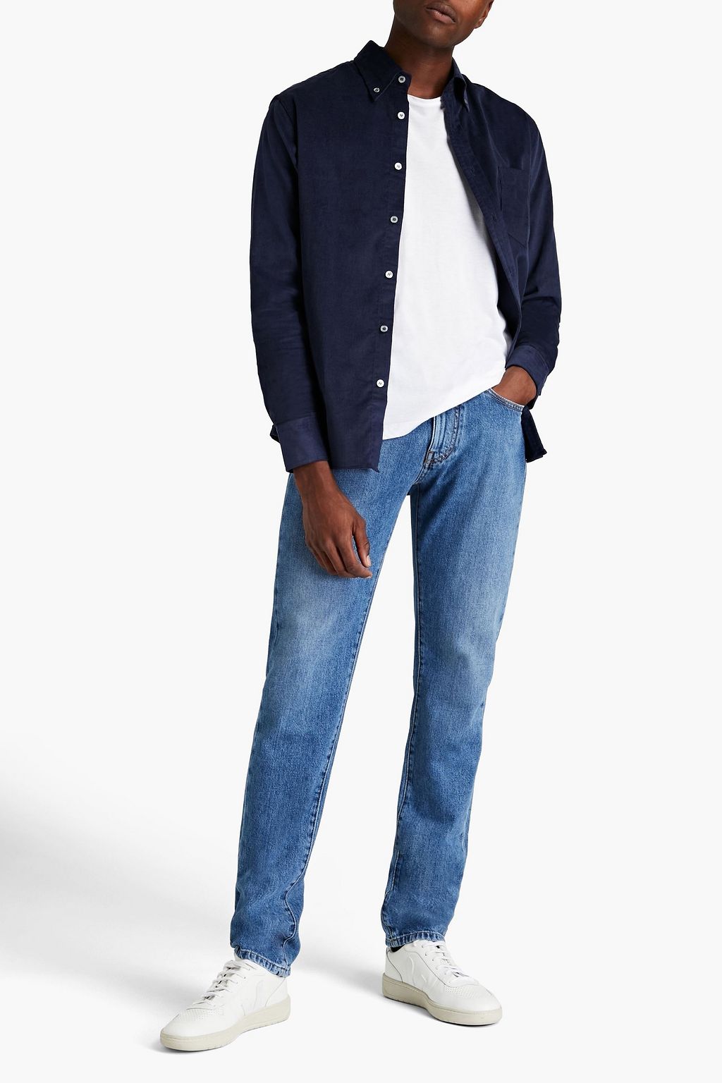 DUNHILL Cotton-corduroy shirt