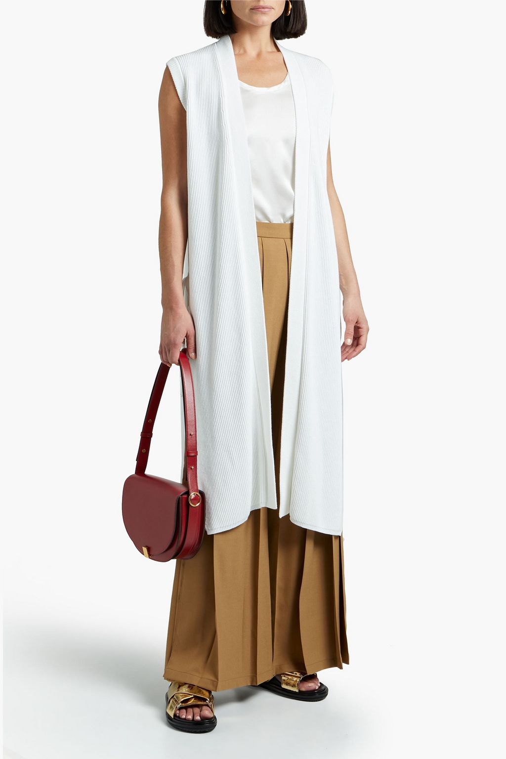MAX MARA Omega ribbed cotton-blend cardigan