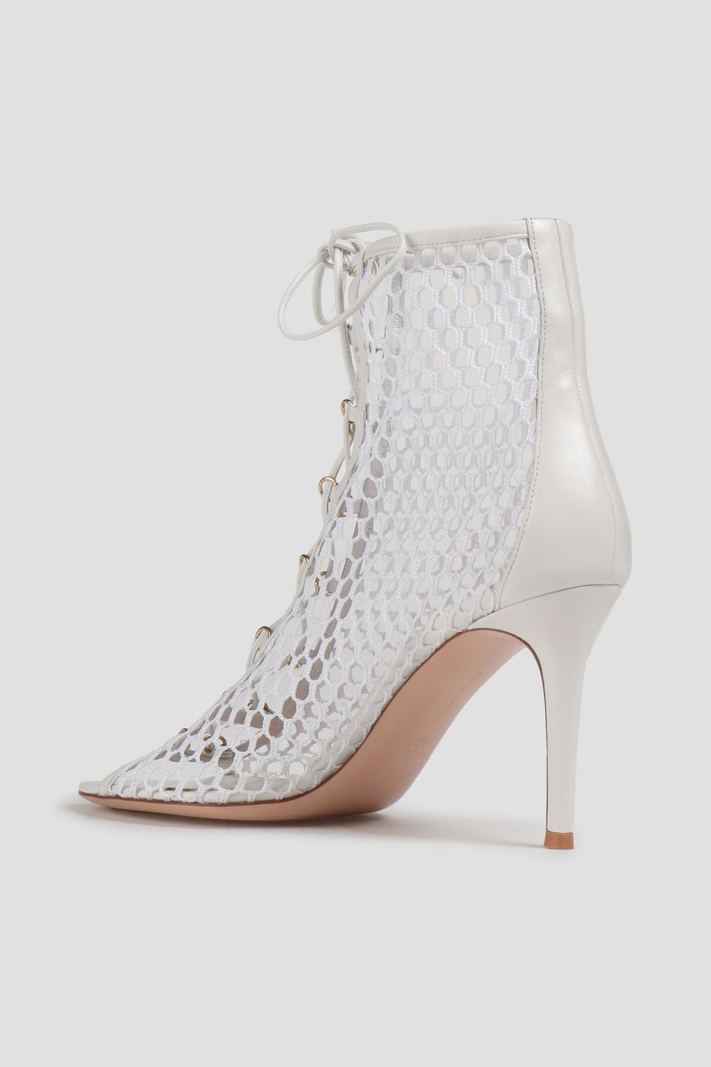 GIANVITO ROSSI Helena 85 leathertrimmed ankle boots THE