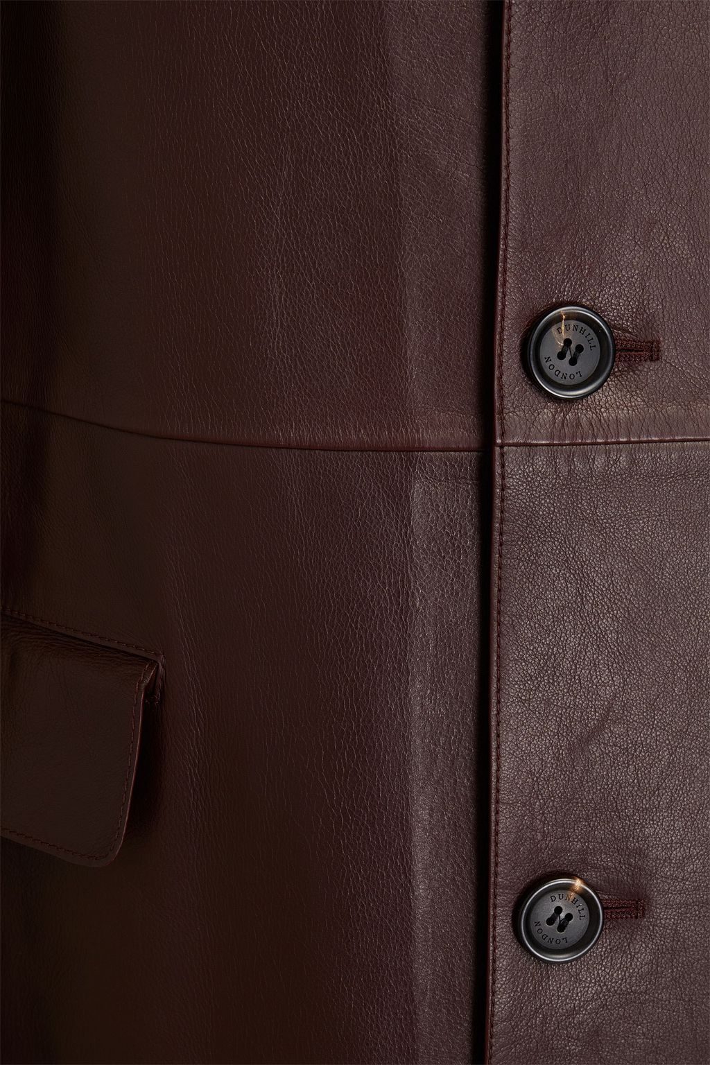 DUNHILL Leather coat