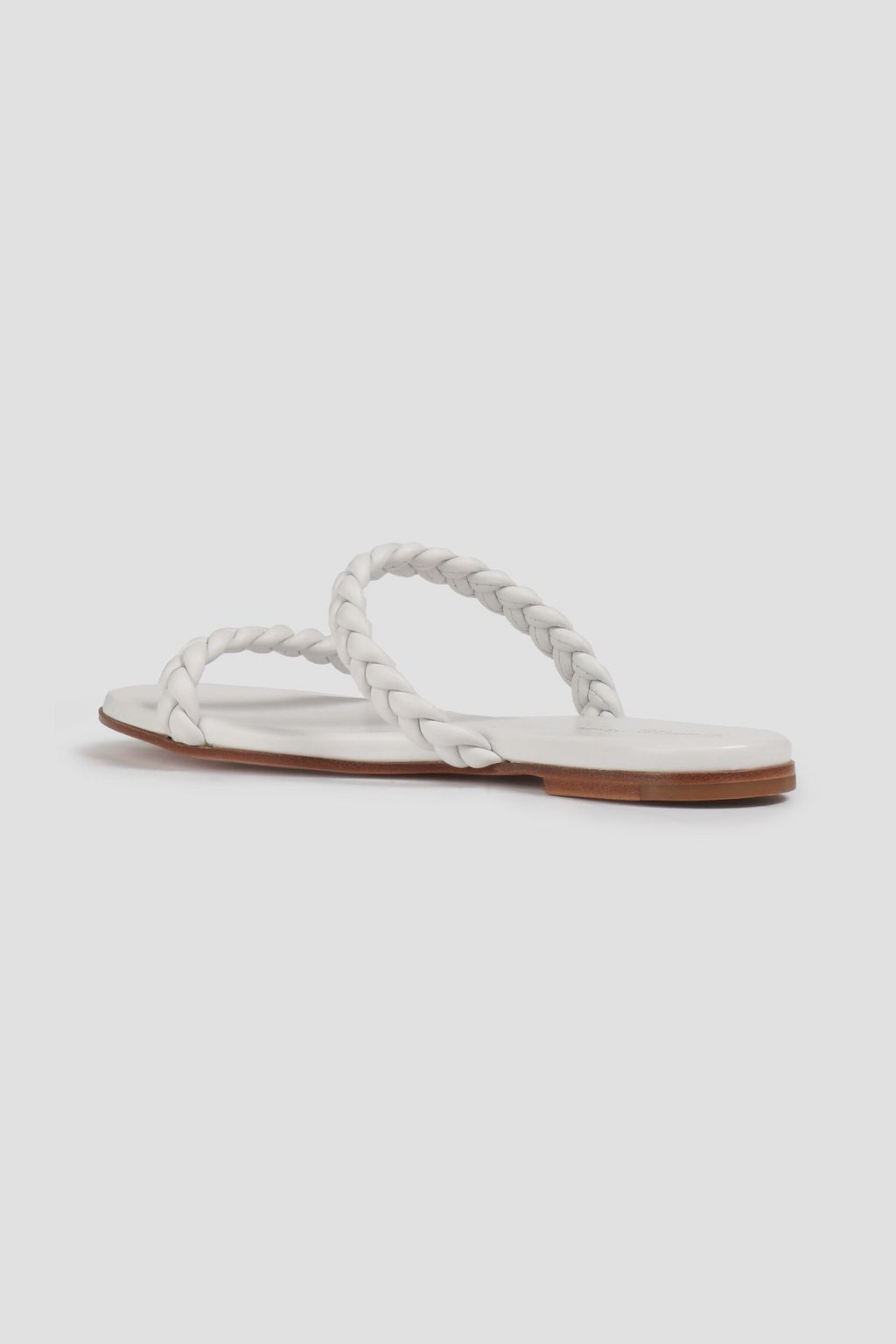 GIANVITO ROSSI Marley 05 braided leather slides