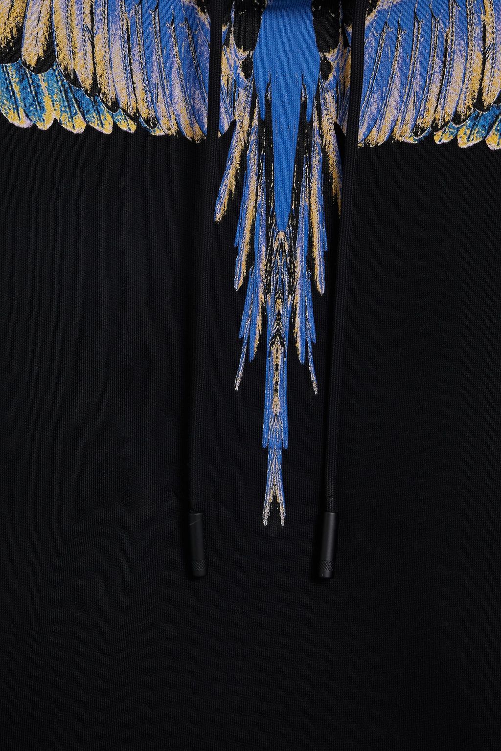MARCELO BURLON Printed French cotton-terry hoodie