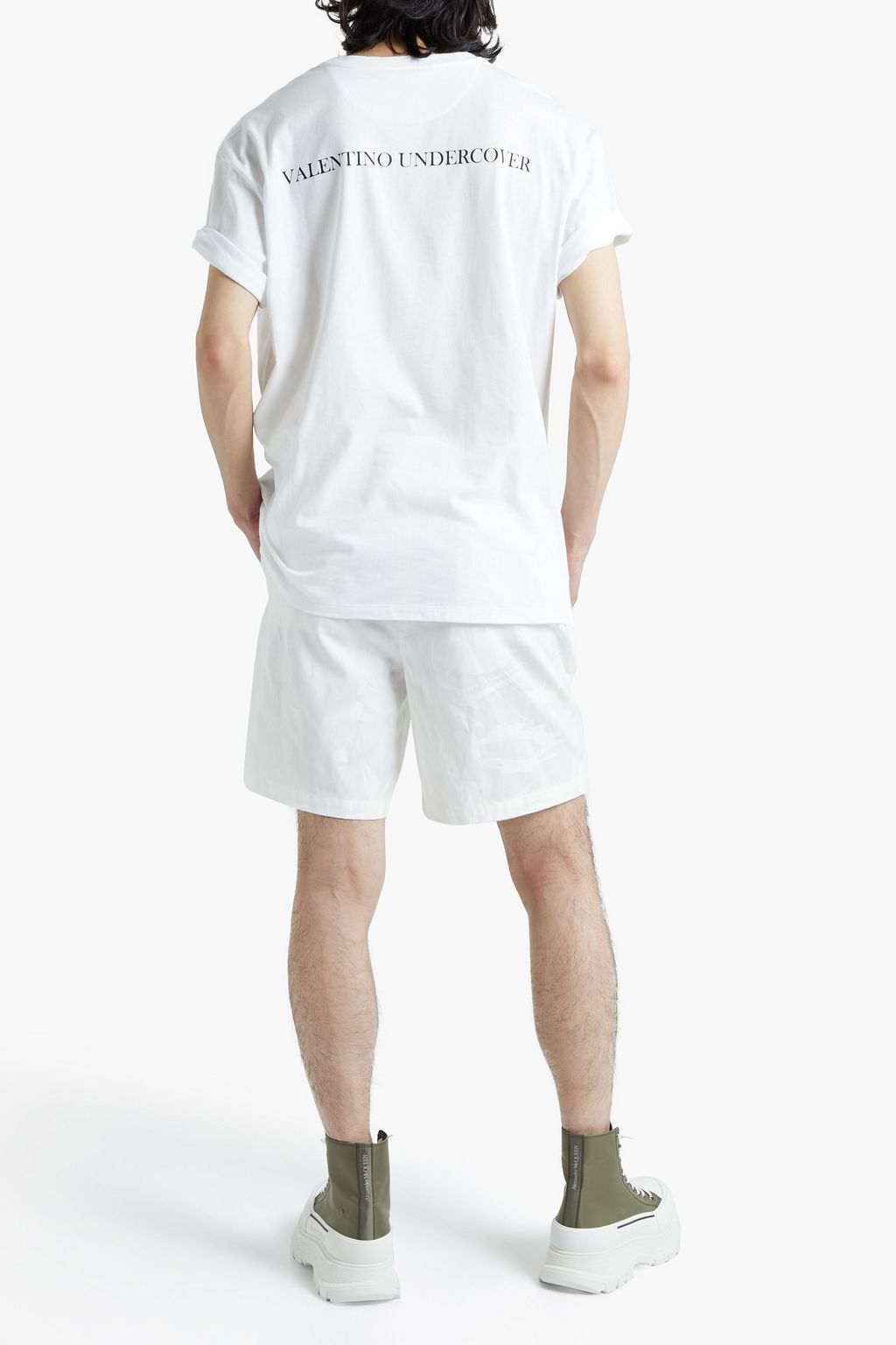 VALENTINO GARAVANI WITH UNDERCOVER Printed cotton-jersey T-shirt