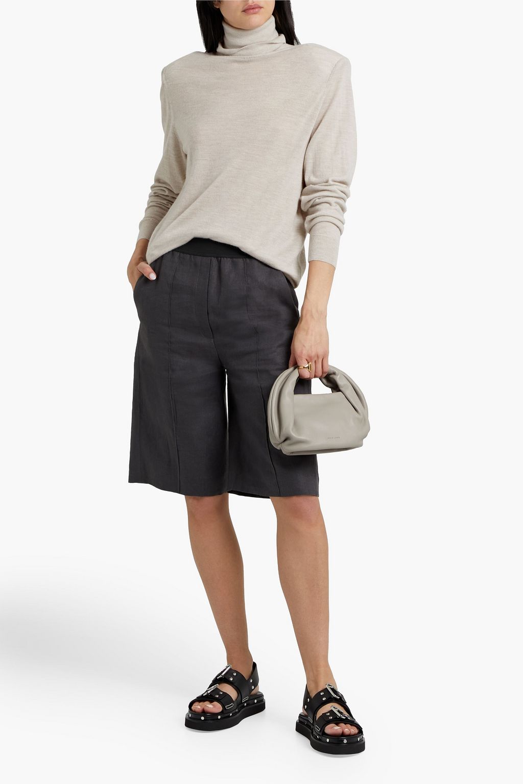 LOULOU STUDIO Lobos wool and cashmere-blend turtleneck sweater